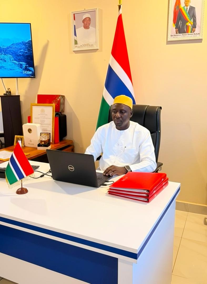 Portrait of H.E. Ba Kutubo Sillah, Chairman & Ambassador at Large for The Gambia